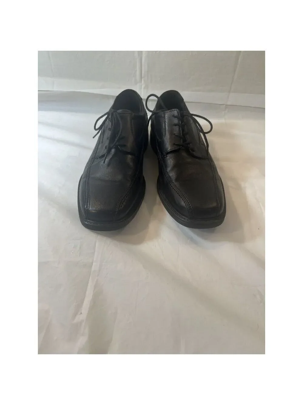 CLARKS QUID FELPS 66156 Oxford, Men's Size 7.5  Black  MSRP $90